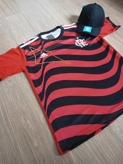 KIT -FLAMENGO NOVA 22-23 + CORRENTE + BONÉ ADIDAS PRETO - comprar online