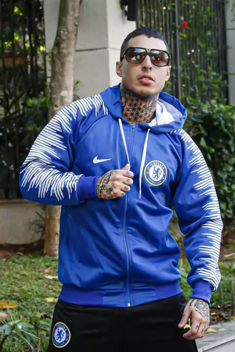 CONJUNTO CHELSEA AZUL CLARO / PRETO NOVO