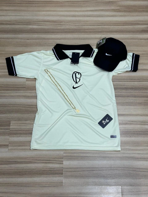 KIT -CORINTHIANS 23/24 TORCEDOR+ BNÉ NIKE PRETO