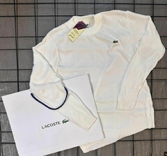 Suéter - Lacoste Branco Básico