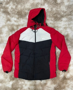 BOBOJACO - QUIKSILVER VERMELHO COM PRETO E BRANCO