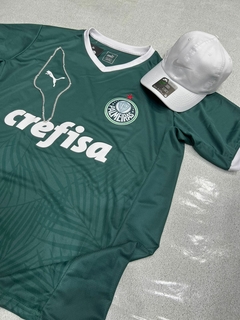Kit-Camisa Palmeiras+ Corrente+ Boné Nike Branco na internet