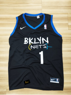 REGATA BASQUETE - BKLYN NETS PRETA