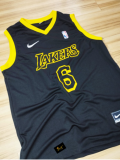 REGATA BASQUETE - LAKERS PRETA - comprar online