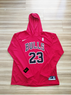 BLUSA MANGA LONGA - CHICAGO BULLS VERMELHA