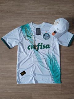 KIT - Palmeiras Branca Torcedor 23 + Boné Nike Branco