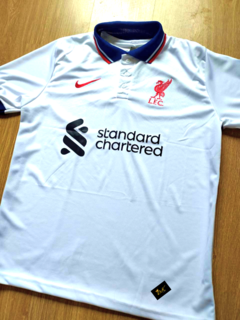Camisa Polo Branca Liverpool Nova