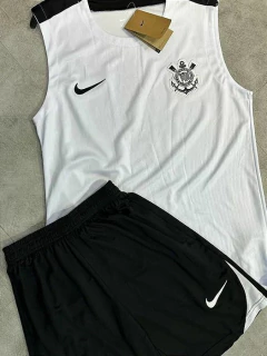 Conjunto Regata+Shorts Corinthians Jogador Branco 25/26 na internet