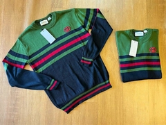 Suéter - Gucci Verde com Preto
