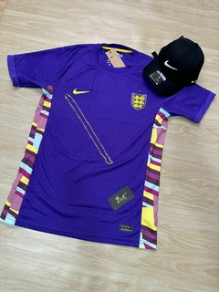 KIT INGLATERRA ROXA + BONÉ NIKE PRETO - comprar online