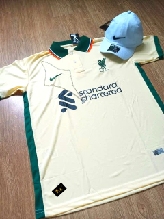 KIT LIVERPOOL SIMBOLO VERDE + BONE BRANCO NIKE PRETO+CORRENTE NIIKE PRATA - comprar online