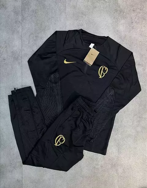 Conjunto CP preto Corinthians Tailandesa 2023 - comprar online