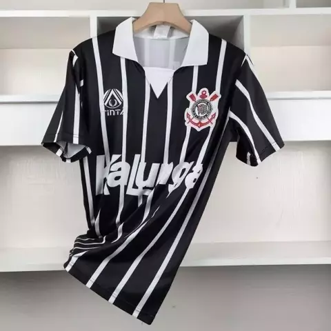 Modelo Retrô - Corinthians Kalunga Preta 1994