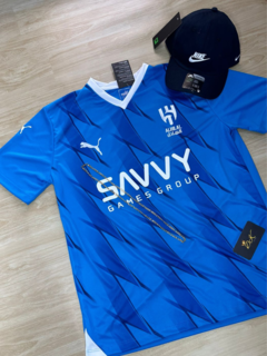 KIT - CAMISA ALHILAL NOVA NEYMAR JR + BONÉ NIKE PRETO na internet