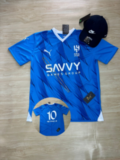 KIT - CAMISA ALHILAL NOVA NEYMAR JR + BONÉ NIKE PRETO