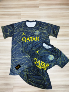 KIT CASAL - PSG PRETA COM DOURADO