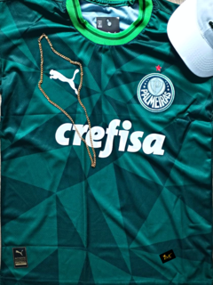 KIT PALMEIRAS PUMA 23/24 +BONÉ LACOSTE BRANCO - comprar online