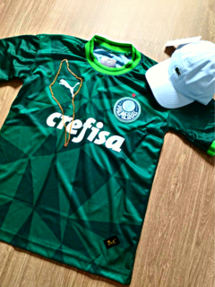 KIT PALMEIRAS PUMA 23/24 +BONÉ LACOSTE BRANCO