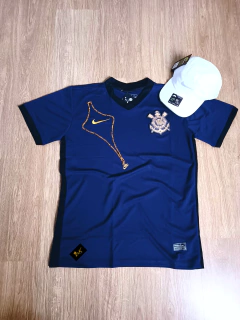 KIT CORINTHIANS CAMISA III + BONÉ NIKE BRANCO + CORRENTE NIKE DOURADA - comprar online