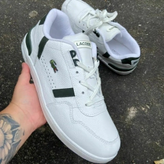 Lacoste T-Clip - Branco Com Verde na internet