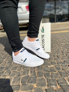 LACOSTE EUROPA - BRANCO LISTRA AZUL