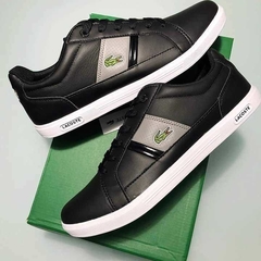 LACOSTE EUROPA - PRETO COM CINZA