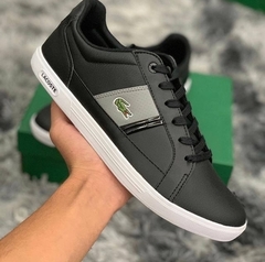 LACOSTE EUROPA - PRETO COM CINZA na internet