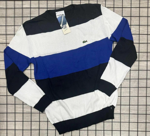 Suéter Lacoste Listrado Basico - comprar online