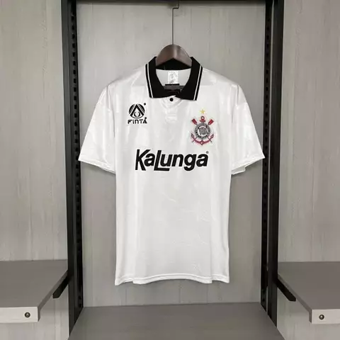 Modelo Retrô - Corinthians Kalunga Branca 1994