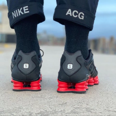 NIKE SHOX TL 12 MOLAS - PRETO COM MOLAS VERMELHO - comprar online