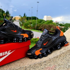 NIKE SHOX TL NOVA PRETO COM LARANJA - comprar online