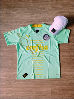 KIT - CAMISA PALMEIRAS PUMA VERDE CLARO + BONÉ NIKE BRANCO - comprar online