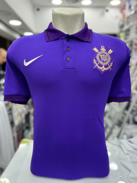 POLO CORINTHIANS ROXA - comprar online