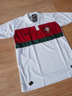 CAMISA POLO PORTUGAL VERMELHA/BRANCA - comprar online