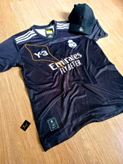 KIT REAL MADRI PRETA + BONÉ ADIADAS PRETO + CORRENTE - comprar online