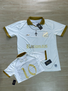 KIT SANTOS POLO BRANCA RACIONAIS + BONÉ ADIDAS BRANCO - Dk Store
