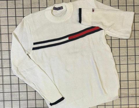 Suéter Tommy Branco Novo - comprar online