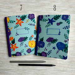 Libretas de Notas - Flores x3 - tienda online