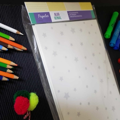 Papel impreso A4 - Estrellita - comprar online
