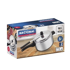 Panela de Pressão 3 Litros Nacional Alumínio - comprar online