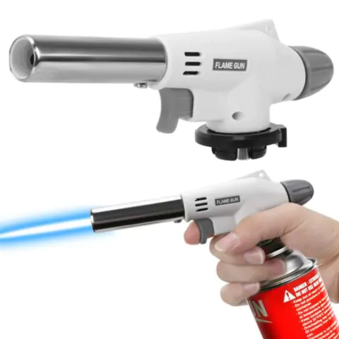 Maçarico Culinário Portátil Acendimento Automático