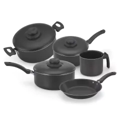 Jogo de Panelas 5 Peças Antiaderente Nacional Alumínio