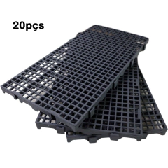 Kit 20pçs Estrado Pallets 25x50x2,5cm