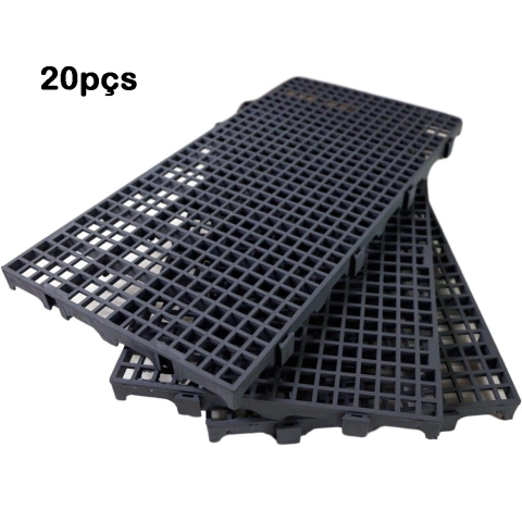 Kit 20pçs Estrado Pallets 25x50x2,5cm