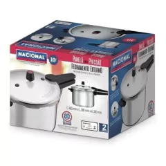 Panela de Pressão 10 Litros Fechamento Externo Nacional Alumínio - comprar online