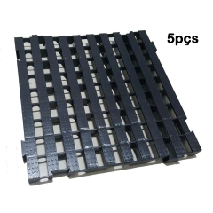 Kit 5 Estrados Pallets Plástico 50x50x4,5cm