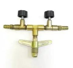 Registro para Gás Saída Dupla (alta pressão) - Loja Balancer