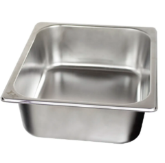 Cuba Inox 1/2 100mm GP197 Inox Açaiteria, rechaud e Self-Service