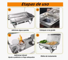 Rechaud 2 Cubas de 1/2 60mm 9L Self-Service na internet