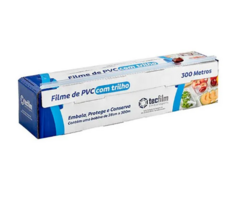 Filme de PVC 28cm x 300m com Trilho Cortante - comprar online